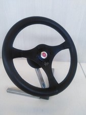 vintage NOS Fiat 125 steering wheel hub cap kit - Special