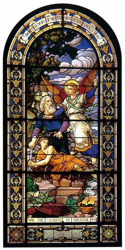 Toile tableaux vitrail église - toile,
