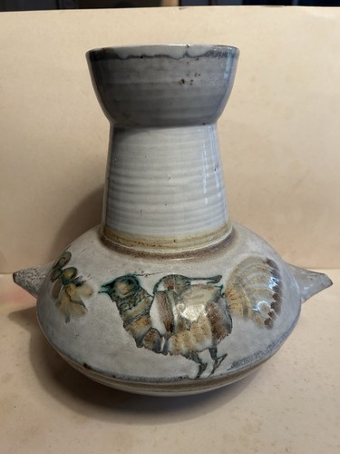 Grand vase toupie grès - vase,
