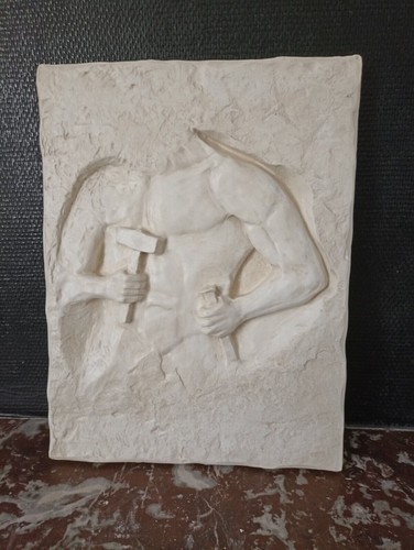 Grand bas relief sculpture - grand, "la