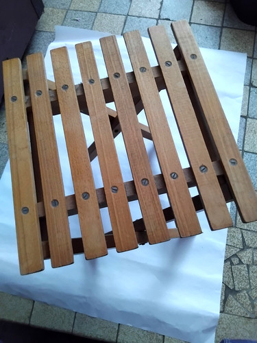 Tabouret pêche pliant bois - pêche,