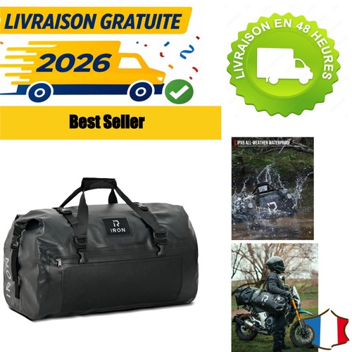 Sacoche arrière moto étanche