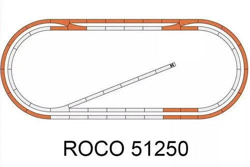 Roco set voie geoline - set,