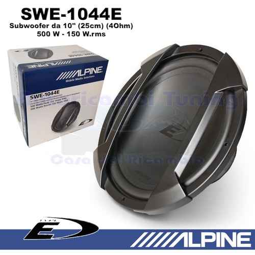 Subwoofer alpine swe 1044e - swe-1044e, 10"