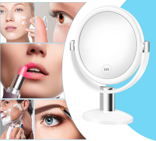 Miroir grossissant 10x double