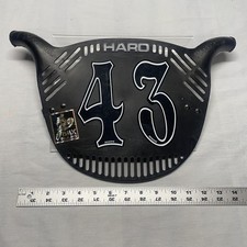 Vintage Bmx Bob Haro Number Flo- Panel Plate Bike Bicycle Hutch GT Redline Track