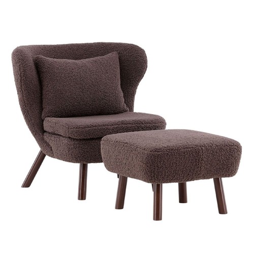 Fauteuil pouf bouclette - pouf,