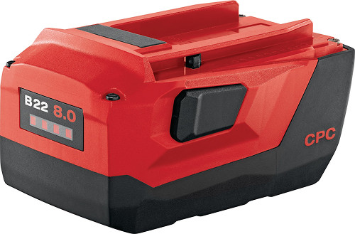 Hilti b22 0ah - 21.6v, 8.0ah