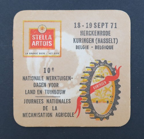 Ancien sous bock bière stella - ancien, sous-bock