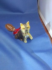YORKIE PUPPY Christmas Yorkshire Terrier Dog Ornament  resin FIGURINE
