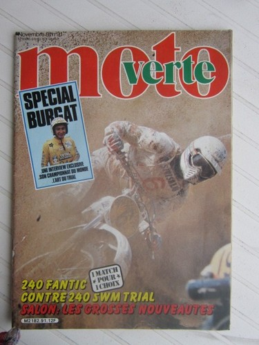 Moto verte spécial - verte, 91