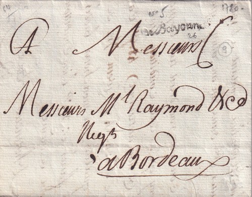 Marque postale 1780 - 🦬, de