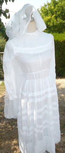 Robe communion 1930 avec - robe,