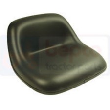 SIEGE TRACTEUR Sellerie synthétique noire - Base plane - Case-IH