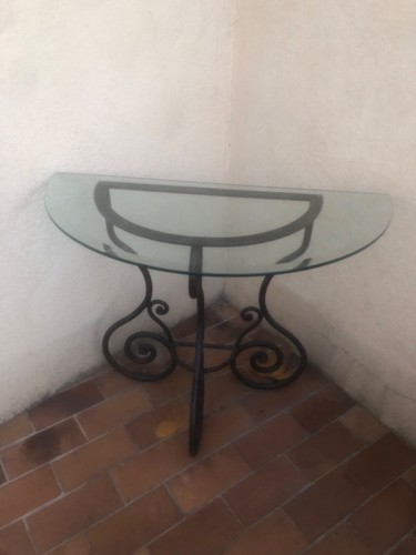 Table fer forgé - fer, et