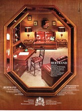 Advertising 088 1976 Library Scribe Bertrand Decorative Furniture