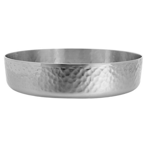 Assiette creuse martelée - assiette,