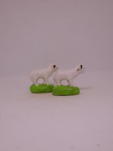 Santon moutons debout - ,