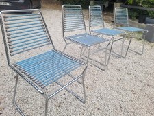 LOT DE 4 CHAISES STYLE RENé HERBST EN EXCELLENT ETAT