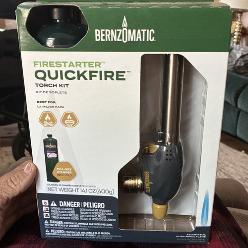 Bernzomatic quick fire torch - bernzomatic,