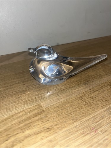 Oiseau verre cristal daum - cristal,