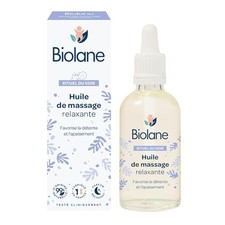 BIOLANE - Huile de massage - Bébé - Détente - Parfum relaxant et apaisant - 9...