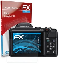 atFoliX 3x Protecteur d'écran pour Nikon Coolpix L120 clair