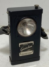 Vintage Guardian Traffic Hand Lamp Forster old Police Battery Light Road Lantern