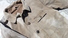 OLD HUNTING JACKET GIBECIERE PURE CANVAS COTTON "COLAM", WORN, FADED...