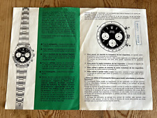 Brochure - ROLEX - Cosmographe Daytona Réf. 6239 - Espagnol - 1969