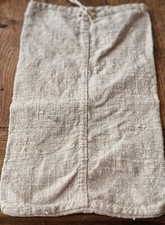 vetement ancien : Grande poche, sous jupon, en chanvre Charentaise