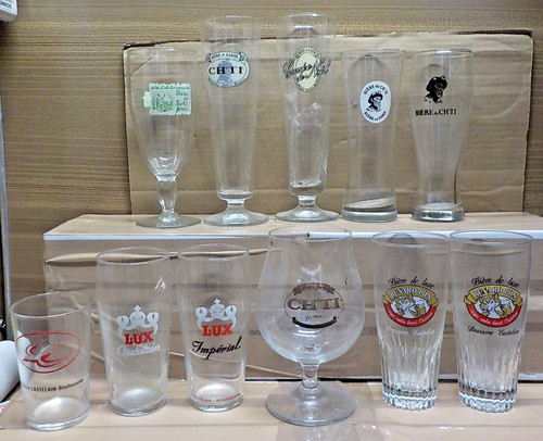 Verre ancien biere - 11,