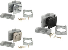 Serrure à Pêne Dormant Bouton Château Set Fermeture Caravane Push Lock 18mm