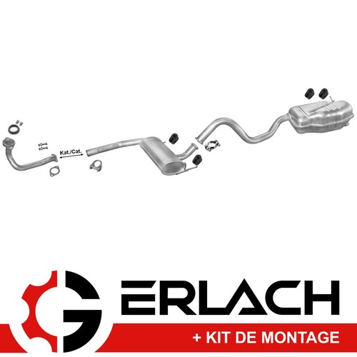 Echappement silencieux pour