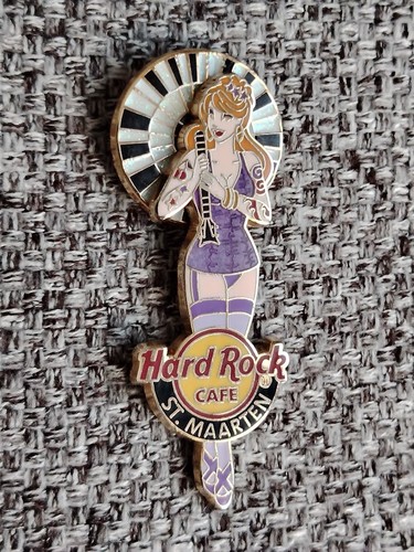 Pin girl hard rock cafe - rock, cafe/