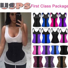 Women Underbust Body Shapewear/ Sport Latex Waist Trainer Corset Top Quality