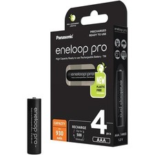 [BK-4HCDE/4BE] Panasonic Eneloop Pro Pack 4 Piles Rechargeables Micro 930mAh ...