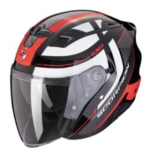 Casque De Moto Scorpion EXO 230 Pul (Noir/Rouge) Taille: XL (61)