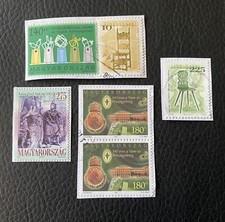 Lot de 6 timbres de Hongrie années diverses Encore Sur Frag Magyar  S63