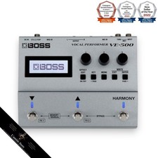 BOSS VE-500 Vocal Performer Multi Effect Pedal Pre Amplifier Japan VE500 Silver