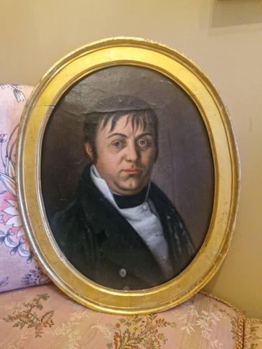 Peinture ancienne encadrée - peinture,