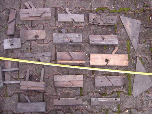 Lot quinzaine anciens rabots - quinzaine,
