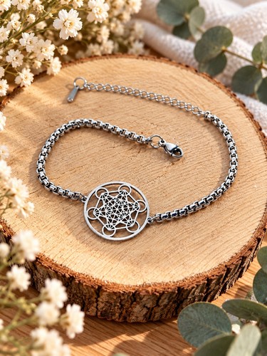 Bracelet metatron acier - bracelet,