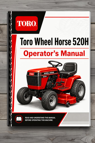 Toro wheel horse 520h lawn - horse,