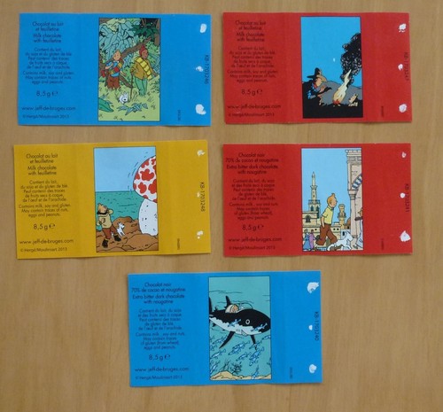 Vignettes tintin de - 5,