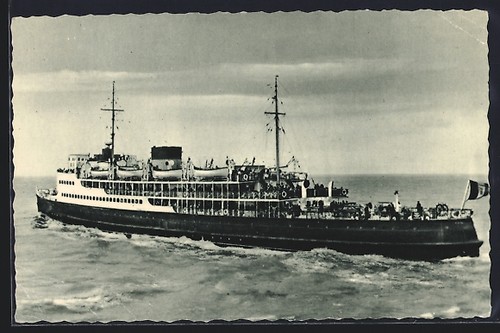 Carte postale ostende bateau - postale,