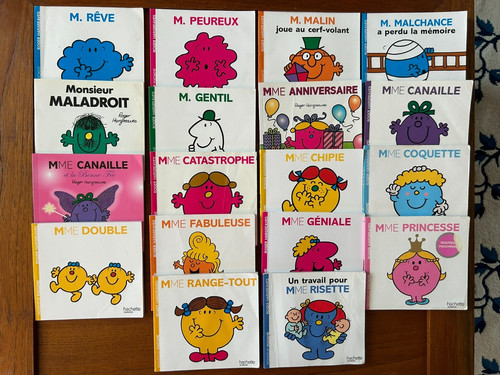 Lot livres monsieur madame - 18, monsieur/madame