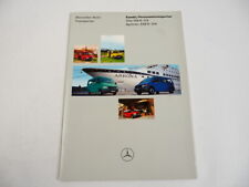 Mercedes Benz Vito 108D 110D 113 Sprinter 208D to 314 brochure 1996