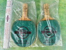 2 VTG Shield Brand Table Tennis Bat/Paddle Ping Pong Lot Shanghai, China In Bags