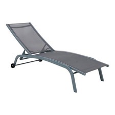 Chaise longue DKD Home Decor PVC Aluminium [187,5 x 64 x 97 cm]